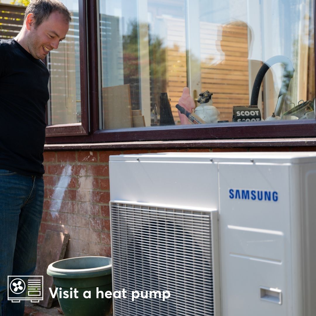 A heatpump owner and their heatpump